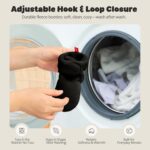 Baby Fleece Booties Newborn Unisex Booties Non-Slip Newborn Infant First Walkers Warm Shoes House Slippers for Baby Boys & Baby Girls Toddlers - Image 3