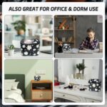 Mini Car Trash Can with Lid – Cute Floral Car Interior Accessory with 5 Trash Bags, Small Automotive Organizer for Front and Back Seat, Universal Fit Trash Bin for SUV, Sedan, Truck, Office or Home - Image 5