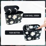 Mini Car Trash Can with Lid – Cute Floral Car Interior Accessory with 5 Trash Bags, Small Automotive Organizer for Front and Back Seat, Universal Fit Trash Bin for SUV, Sedan, Truck, Office or Home - Image 6