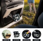 Mini Car Trash Can with Lid – Cute Floral Car Interior Accessory with 5 Trash Bags, Small Automotive Organizer for Front and Back Seat, Universal Fit Trash Bin for SUV, Sedan, Truck, Office or Home - Image 8
