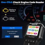 OBD2 Scanner Diagnostic Tool, Check Engine Light Car Code Reader with Reset, Battery Tester, Live Data, Freeze Frame, I/M Readiness, Car Scanner Diagnostic Tool for All OBDII Car After 1996 - Image 3