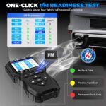 OBD2 Scanner Diagnostic Tool, Check Engine Light Car Code Reader with Reset, Battery Tester, Live Data, Freeze Frame, I/M Readiness, Car Scanner Diagnostic Tool for All OBDII Car After 1996 - Image 4