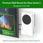 TotalMount – Wall Mount for Xbox Series S – Holds Xbox Series S on a Wall by Your TV (White Mount) - Image 3
