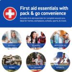 Care Science First Aid Kit, 110 Pieces | Professional Use for Travel, Work, School, Home, Car, Emergency, Survival, Camping, Hiking, and More - Image 3