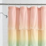 Lush Decor Rainbow Ombre Nerina Ruffled Shower Curtain Single 72" W x 72" L Rainbow -Colorful Shower Curtains for Bathroom - Kids Bathroom Decor - Image 3