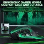 SOLAKAKA SM809 Gaming Mouse for MMO,24000 DPI,16 Programmable,RGB PC Gaming Mice,Black - Image 8