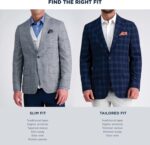 Haggar Men's Travel Stretch Tailored Fit 2-Button Side Vent Solid Blazer - Image 8
