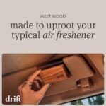 Drift Car Air Freshener - The Original Wood Air Freshener - Car Odor Eliminator - Long Lasting Scent - Auto Accessories - Metal Clip - Essential Oils - Clean Ingredients - Grove Scent Starter Kit - Image 3