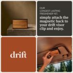 Drift Car Air Freshener - The Original Wood Air Freshener - Car Odor Eliminator - Long Lasting Scent - Auto Accessories - Metal Clip - Essential Oils - Clean Ingredients - Grove Scent Starter Kit - Image 6