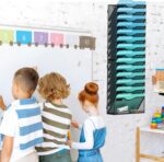 15-Tier Wall File Organizer Hanging Wall File Holder Wall Mount Paper Folder Organize, Mesh Magazine Document Mail Organizer Wall Organizer for Office School Home, Black - Image 8