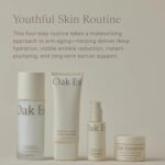 Oak Essentials Youthful Skin Routine Set | 4-Step Skin Renewal Kit with Peptide Serum, Face Polish, Cleansing Milk & Moisture Balm - Image 3
