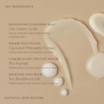Oak Essentials Youthful Skin Routine Set | 4-Step Skin Renewal Kit with Peptide Serum, Face Polish, Cleansing Milk & Moisture Balm - Image 6