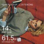 CMF Buds 2 Plus 2025 New Wireless Earbuds Adaptive Noise Cancelling, Hi-Res Audio Bluetooth Headphones, 12mm Drivers for Deep Bass, 50dB ANC 61.5H Playtime, Sport Ear Buds with 6 Mics, Light Grey - Image 7