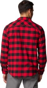 Columbia Mens Bearmouth Springs Roll Up Long Sleeve Flannel Shirt - Image 5