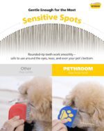 PETHROOM Professional Eye Comb for Pets | Stainless Steel Tear Stain Remover for Cats & Dogs | Gentle Round-Head Grooming Tool | Compact & Portable for Eye Gunk Removal - Image 5