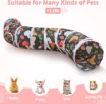 Glittme Cat Tunnel, Cat Tunnels for Indoor Cats, S-Shape Cats Cave with Cat Toys, Foldable Cat Tubes and Tunnels for Cats, Rabbit, Puppy, Guinea Pig - Image 8
