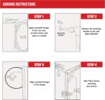 Renditions Gallery Canvas Botanical Art Prints for Living Room Misty Wildflower with Stem Abstract Nature Wall Hanging Decorations for Kitchen Office Home - 12"X24" LT521 - Image 8