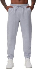 THE GYM PEOPLE Men's Drawstring Workout Joggers Pants Lightweight Tapered Running Lounge Sweatpants with Pockets - Image 7