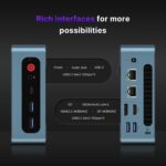 BOSGAME P2 Mini PC Intel i5-12450H (12th Gen, 8-Core) | 16GB DDR4 512GB NVMe SSD | Triple 4K Display(HDMI/USB-C/DP) | Dual 2.5G LAN | Wi-Fi 6 & BT 5.2 | Win 11 Pro | Compact Desktop for Office, HTPC - Image 8