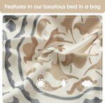 Stratford Park Multi-Color Cal King Comforter Set, 7 Piece, Microfiber Print Bedding Sets & Collections,Matching Pillow Shams & Bedskirt - Image 7