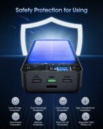 Portable Charger 60000mAh Power Bank - 22.5W Fast Charging External Battery Pack, LED Display USB C Portable Cell Phone Charger for iPhone 15/14/13 Pro, Android, Samsung Galaxy, Etc - Image 6