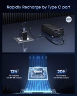 Portable Charger 60000mAh Power Bank - 22.5W Fast Charging External Battery Pack, LED Display USB C Portable Cell Phone Charger for iPhone 15/14/13 Pro, Android, Samsung Galaxy, Etc - Image 8