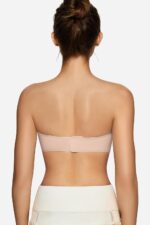OEAK Womens Strapless Bras Push Up Bandeau Bra Non Slip Wireless Supportive Padded Bras Seamless Comfortable Tube Bra - Image 3