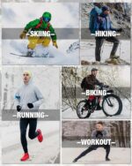 Runhit Men's Thermal Compression Pants with Pockets Base Layer for Cold Weather Wintergear Sports Running Leggings Tights - Image 7