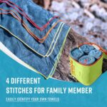 4Monster 4 Pack Microfiber Camping Towel Quick Dry, Super Absorbent Travel Towel with Waterproof Bag, Lightweight Boat Towel for RV, Sport, Gym, Beach, Pool, Swim,Family Trip - Image 4