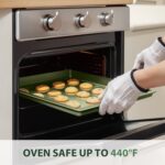 MAISON ARTS 30 Piece Pots and Pans Set Non Stick, Kitchen Cookware & Bakeware Sets with Nonstick Granite Coating, Baking Tray, Frying Pan and Saucepan, Green - Image 6