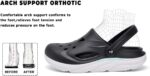 Mens Orthotic Clogs Garden Shoes Recovery Sport Sandals Arch Support Slip-on Mules Outdoor Beach Slippers Recovery Plantar Fasciitis Orthotic Slides - Image 6