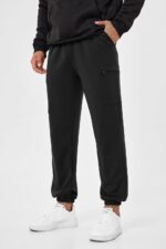 SILKWORLD Mens Sweatpants Tapered Athletic Joggers Workout Running Jogging Track Pants with Zipper Pockets - Image 3
