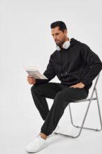 SILKWORLD Mens Sweatpants Tapered Athletic Joggers Workout Running Jogging Track Pants with Zipper Pockets - Image 6