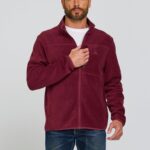 Gerry Mens Fleece Jacket – Zip Up Sweater, Lightweight Athletic Sweater, Warm Soft Polar Full Zipper Jacket, Mock Neck - Image 4