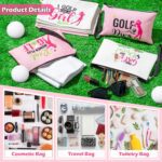 R HORSE 9Pcs Sport Makeup Bag Gifts for Women Girls, Ladies Sport Cosmetic Bags Sport Accessories Canvas Toiletry Bag Makeup Pouch Organizer Women Player Gift for Mother’s Day Birthday - Image 4