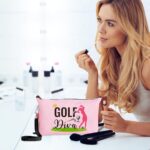 R HORSE 9Pcs Sport Makeup Bag Gifts for Women Girls, Ladies Sport Cosmetic Bags Sport Accessories Canvas Toiletry Bag Makeup Pouch Organizer Women Player Gift for Mother’s Day Birthday - Image 5