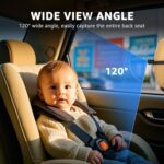 Baby Car Camera, HD Display Baby Car Mirror with Night Vision Feature, 4.3 inch Baby Car Camera with Monitor Wide Clear View, Backseat Camera Rear Facing to Observe Baby’s Every Move - Image 5