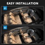 Baby Car Camera, HD Display Baby Car Mirror with Night Vision Feature, 4.3 inch Baby Car Camera with Monitor Wide Clear View, Backseat Camera Rear Facing to Observe Baby’s Every Move - Image 8