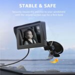 Baby Car Camera, HD Display Baby Car Mirror with Night Vision Feature, 4.3 inch Baby Car Camera with Monitor Wide Clear View, Backseat Camera Rear Facing to Observe Baby’s Every Move - Image 9