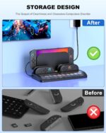 4-In-1 Switch 2 Organizer Base Holds Switch 2 Dock, Switch 2 Charging Dock for Nintendo Switch 2 (2025) Joy Cons, 20 Game Card Case with 4 for Switch 2 Joy Cons Charging Station & ‌Multi-Port Dock - Image 3