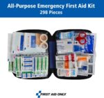 First Aid Only 298 Piece All-Purpose Emergency First Aid Kit for Home, Office, Car, Apartment, Dorm, and Camping, Travel-Friendly Compact Pouch Fits in Backpacks, Suitcases, Cabinets, and Drawers - Image 3
