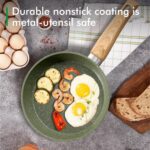 MAISON ARTS Pots and Pans Set Non Stick, 12 Piece Green Granite Kitchen Cookware Induction Compatible, Pot and Pan Sets for Cooking Nonstick - Image 4