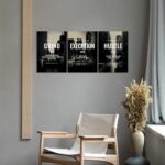 Xbolu Motivational Wall Decor Framed Grind Hustle Execution Wall Art Inspirational Canvas Wall Decor for Office Pictures Motivational Posters Artwork Office Ready to Hang - Image 5
