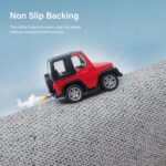 Lahome Modern Geometric Easy Jute 3x5 Entryway Washable Rug, Green Outdoor Carpet for Porch Patio, Neutral Semi-Circle Indoor Mat for Living Room Office Classroom - Image 4