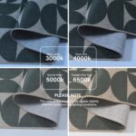 Lahome Modern Geometric Easy Jute 3x5 Entryway Washable Rug, Green Outdoor Carpet for Porch Patio, Neutral Semi-Circle Indoor Mat for Living Room Office Classroom - Image 6