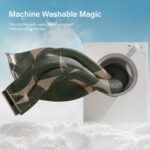 Lahome Modern Geometric Easy Jute 3x5 Entryway Washable Rug, Green Outdoor Carpet for Porch Patio, Neutral Semi-Circle Indoor Mat for Living Room Office Classroom - Image 9