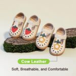 Toddler Girl Mary Jane Dress Leather Shoes, Little Girls Princess Ballet Flats - Image 5