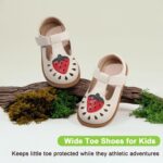 Toddler Girl Mary Jane Dress Leather Shoes, Little Girls Princess Ballet Flats - Image 6