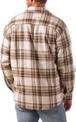 Wrangler Authentics Mens Long Sleeve Sherpa Lined Shirt Jacket - Image 3
