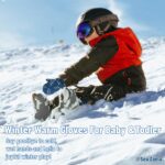 Sea Zaela Baby Toddler Winter Snow Gloves Waterproof Mittens Fleece Lined Infant Baby Boys Girls Winter Warm Gloves 0-4 T - Image 3